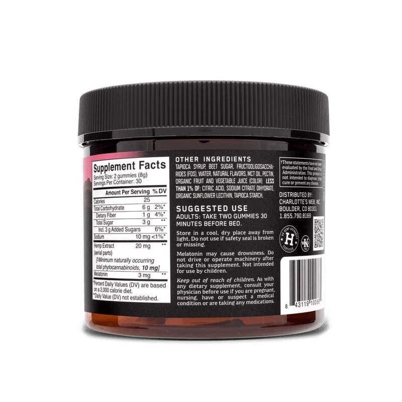 Sleep CBD Gummies Tub - Full-Spectrum Hemp Extract - 600mg 60ct – Cbd  Remedies