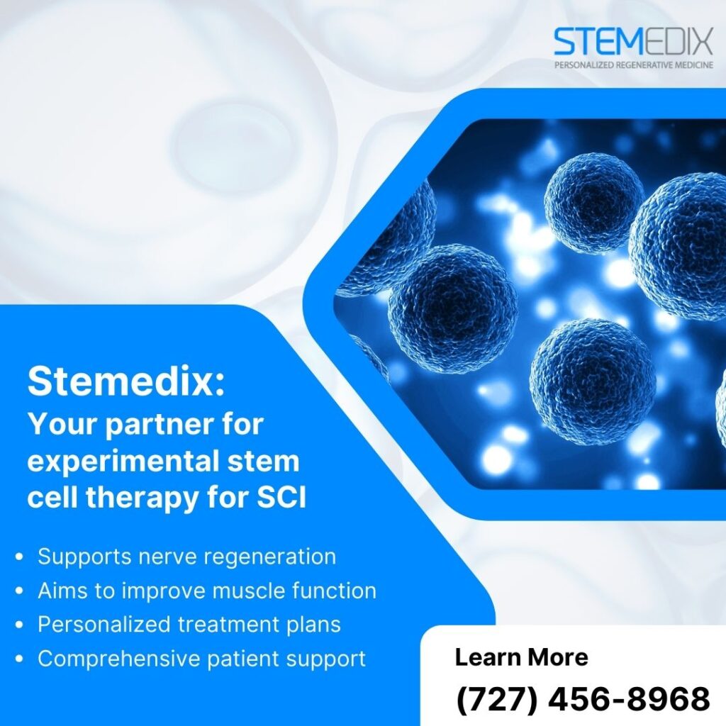 Microscopic view of stem cells representing experimental stem cell therapy for spinal cord injury at Stemedix