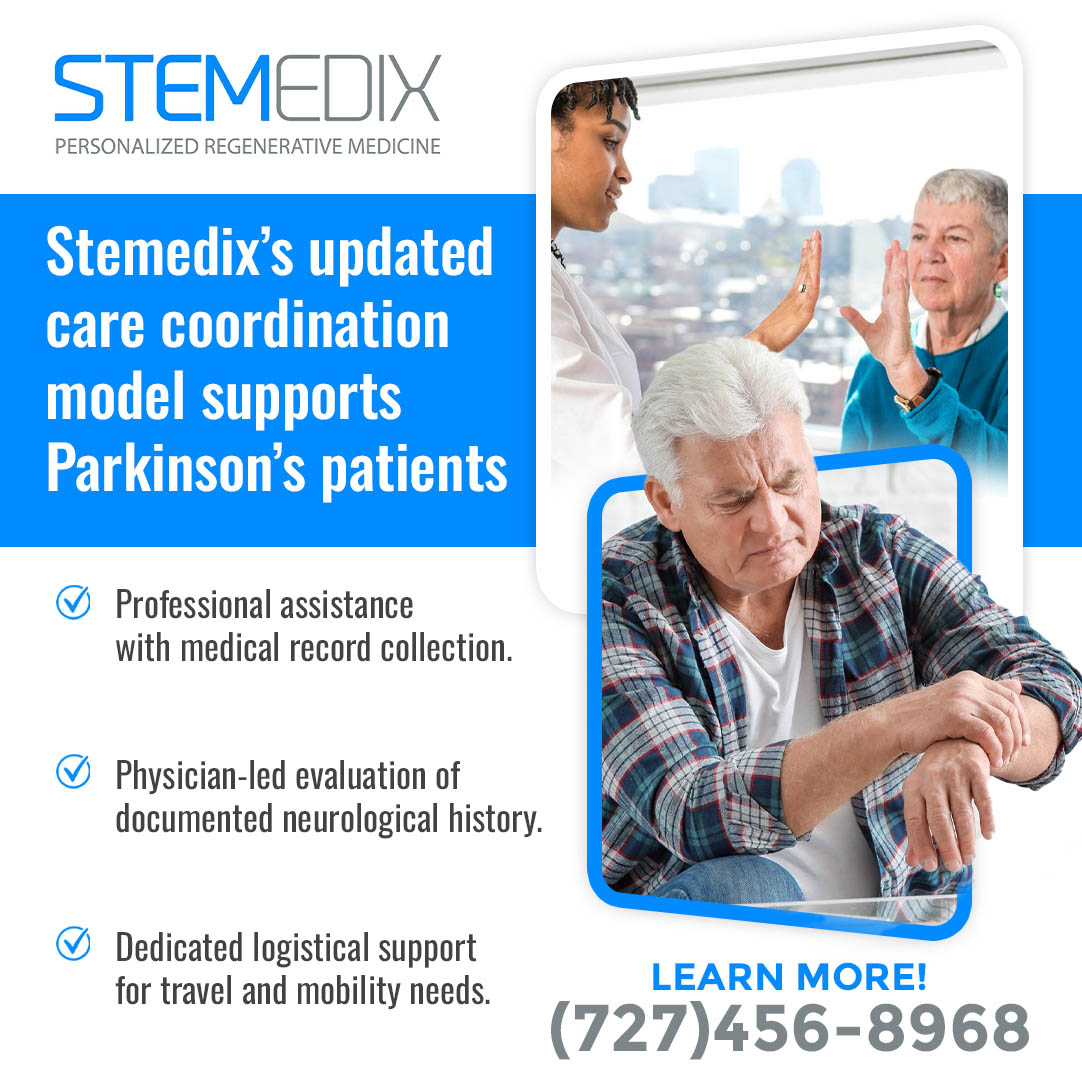 Healthcare professional assisting Parkinson’s patient with movement and coordination exercises