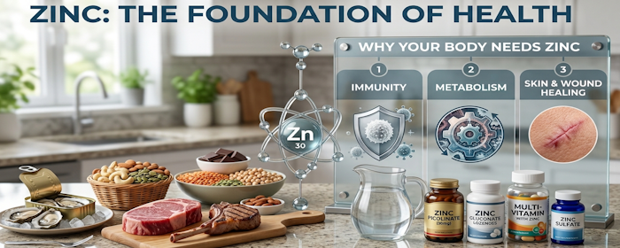 The Role of Zinc in Immune and Skin Health